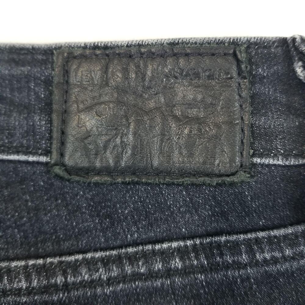 Levis 721 High Rise Skinny Jeans Womens 26 Blue Italian Selvedge Stretch Denim - Picture 11 of 16